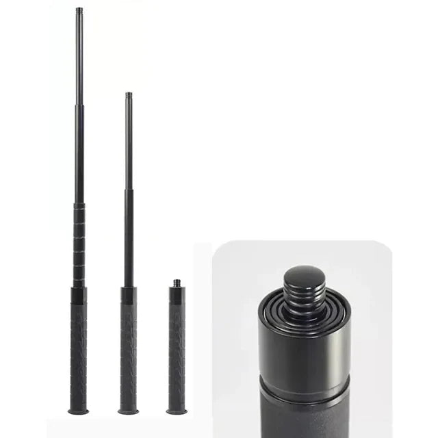 GS183 FOX Telescopic Hiking Trekking Pole with Self-Defense Baton