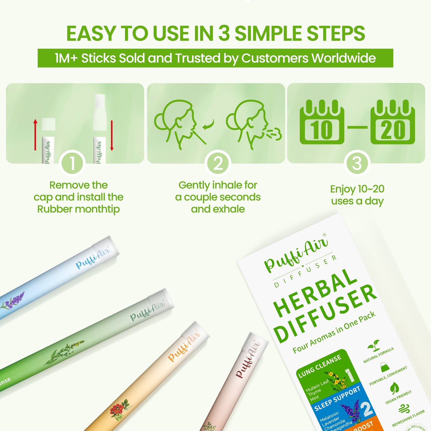 Full Set Diffusers – 4 Aromas in 1 Box