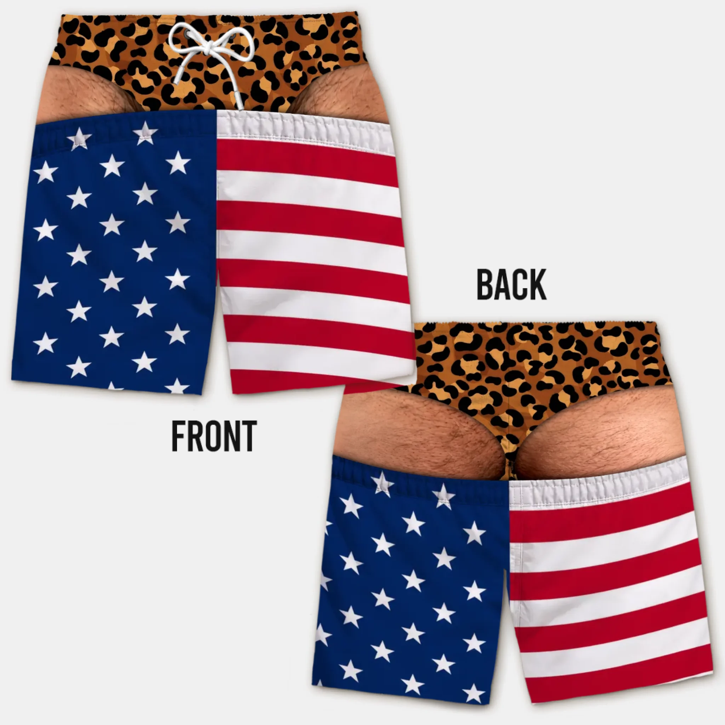 Custom Funny Men Swim Trunks Novelty Optical Illusion Swim Shorts Funny Novelty Party Board Shorts Gift for Husband Boyfriend