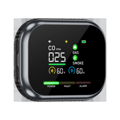 Portable Multi-Gas Alarm with LCD Display & Battery Backup
