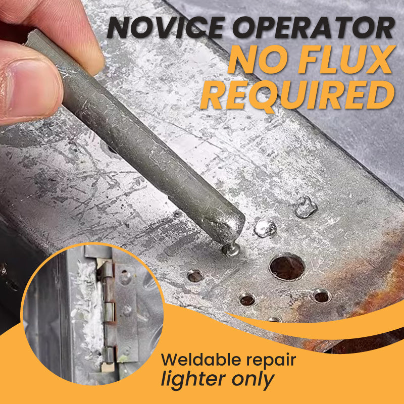 Beginner friendly low temperature welding rod