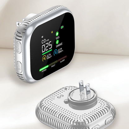 Portable Multi-Gas Alarm with LCD Display & Battery Backup